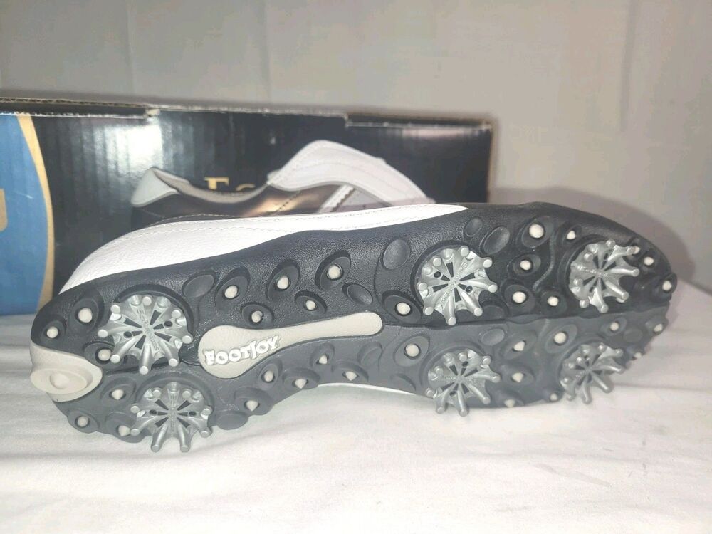 Footjoy Women's Golf Shoes size 6.5 Bronze & White LoPro Collection - Picture 4 of 8